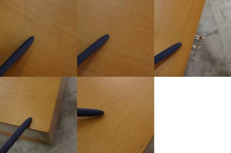 無印良品 廃番 3段 ビーチキャビネット デスクワゴン ブナ材 キャスター付き