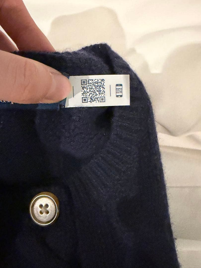 POLORALPHLAUREN ケーブルニット ウールカシミヤ カーディガン