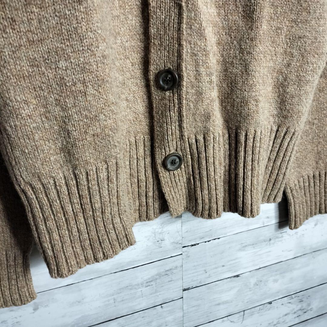 ドリスヴァンノッテン カーディガン ニット ウール ベージュ ローゲージ