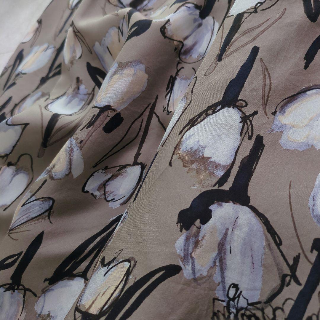 美品✨ トゥモローランドコレクション シルク100% ブラウス ボウタイ 花柄