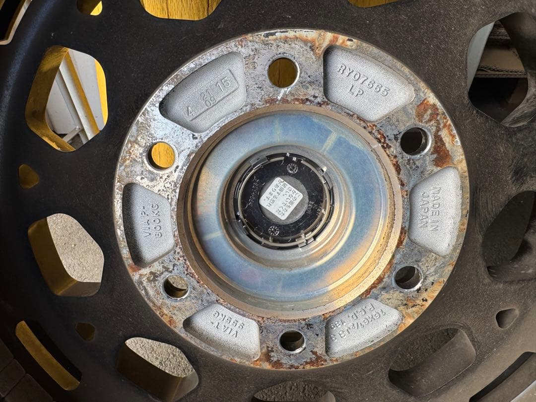 送料込み美品！RAYS M9、BFGoodrichオールテレーン4本セット