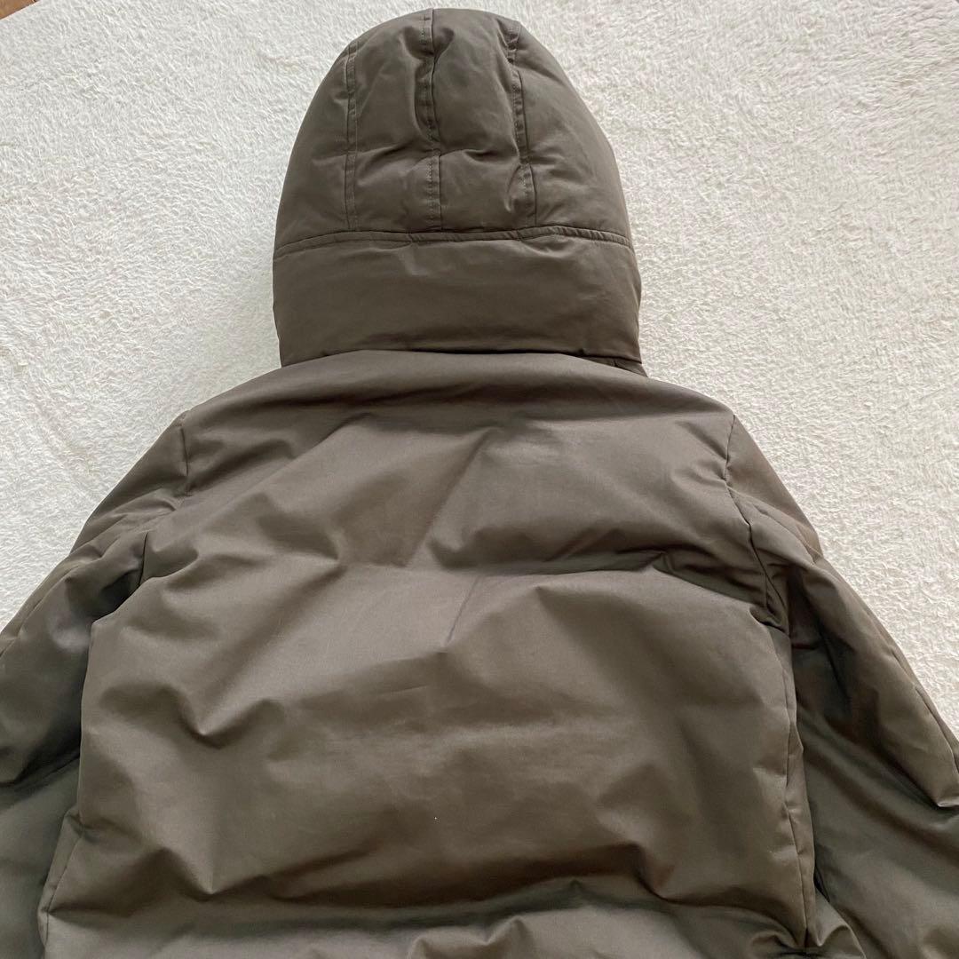 【近年モデル】WOOLRICH 　ロングダウンコート　ラビットファー　カーキ　M