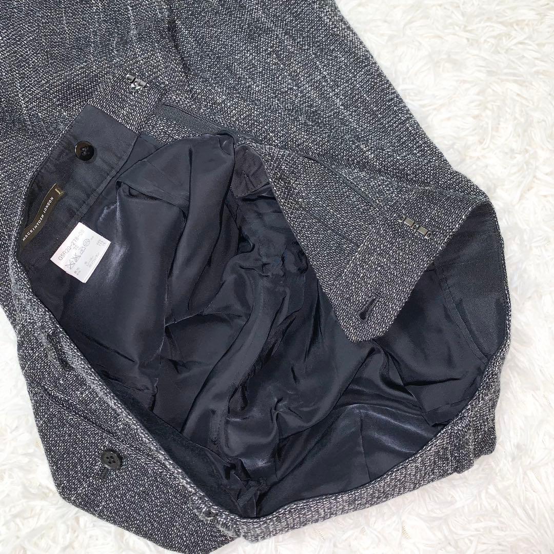極美品 マッキントッシュロンドン セットアップ パンツスーツ ストレッチ 霜降り