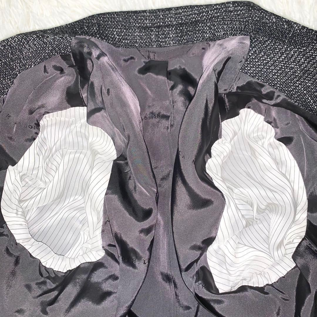 極美品 マッキントッシュロンドン セットアップ パンツスーツ ストレッチ 霜降り