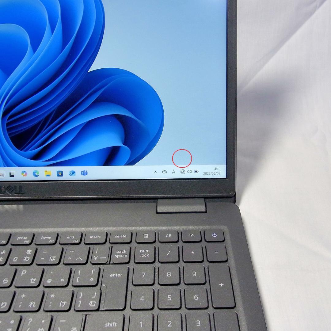 DELLノートパソコン／第11世代／SSD／Windows11／オフィス付き