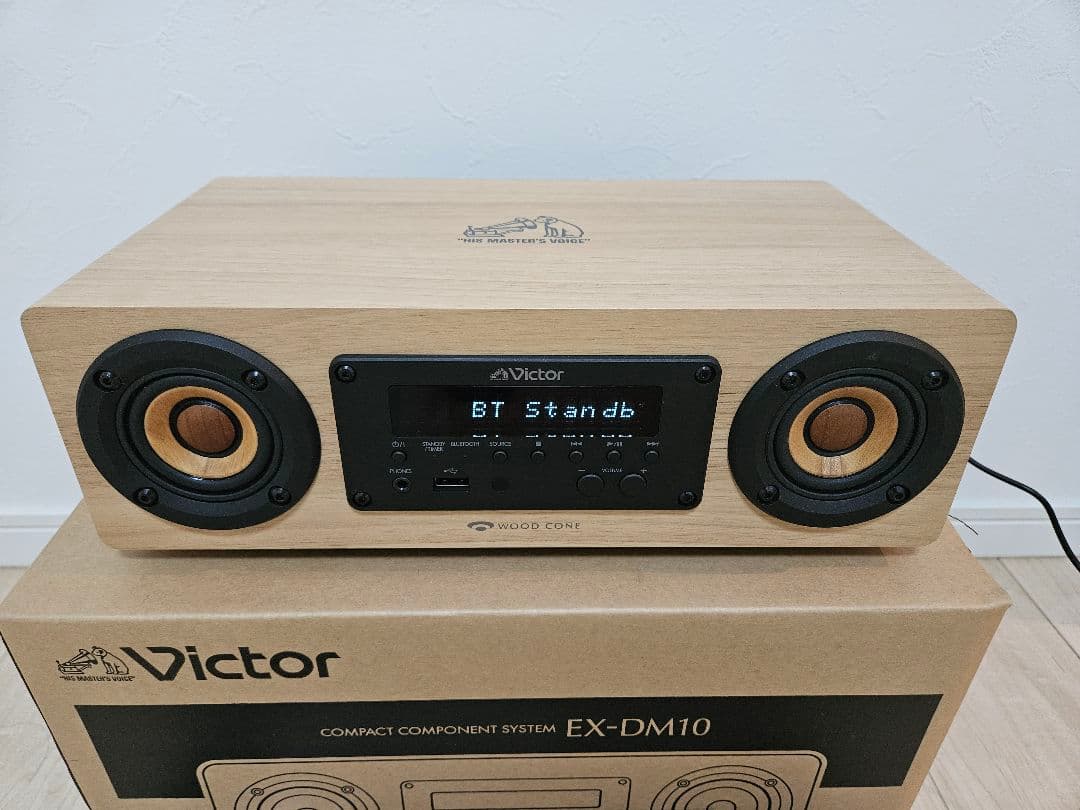 スピーカー・ウーファー Victor wood cone EX-DM10