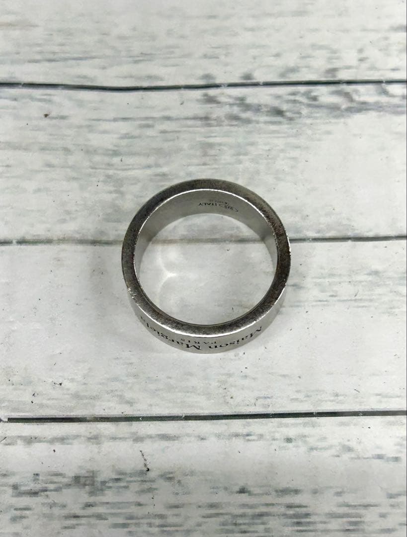 メゾンマルジェラ SM1UQ0082 メタルカラーロゴリング 21号　6952