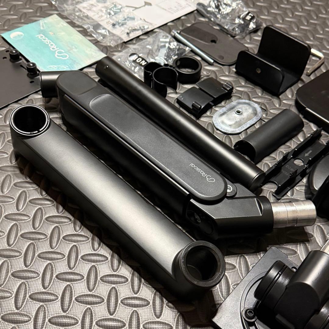 Rasical モニターアーム シングル ブラック