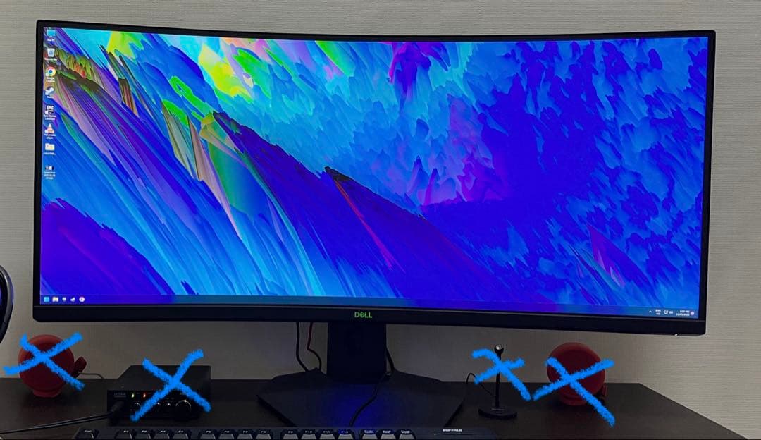 Dell S3422DWG 34インチ 曲面 ウルトラワイドモニター