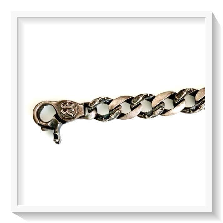 ②シルバー925 オリジナルデザイン ブレスレット 95g 全長20cm　未使用