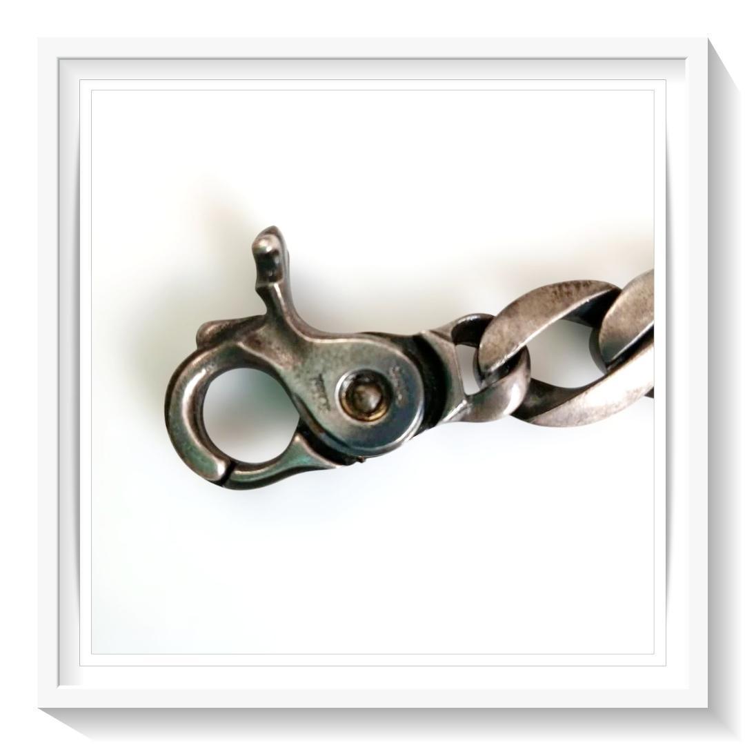 ②シルバー925 オリジナルデザイン ブレスレット 95g 全長20cm　未使用