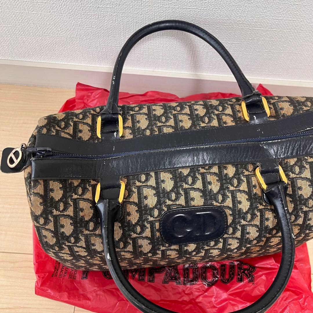 ディオールボストンバック　ビンテージ　（難あり）