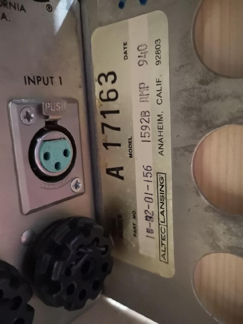 ◆ジャンク◆ ALTEC 1592B プリアンプ J08670