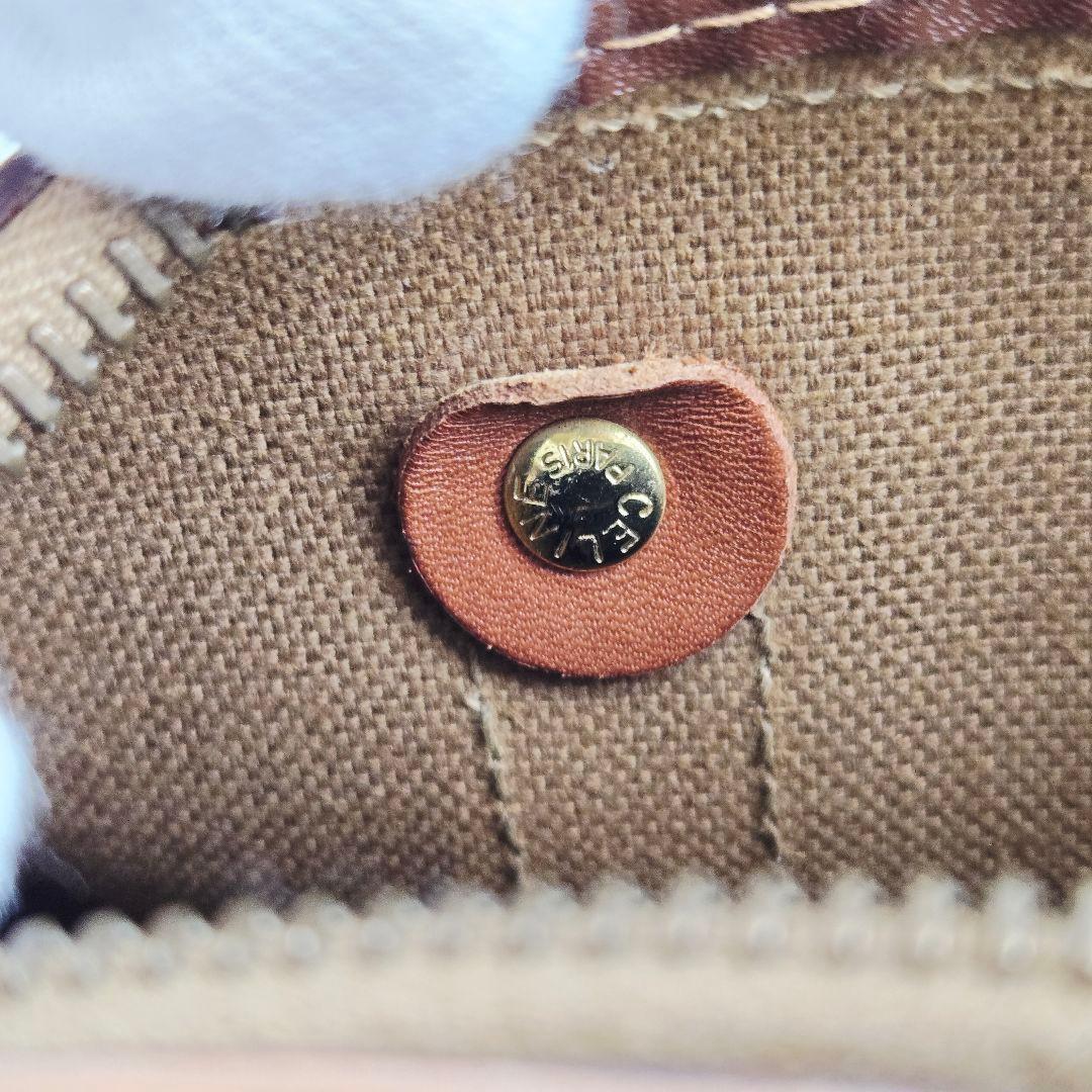 ⭐CELINE⭐ 美品 セリーヌ トリオンフ　ミニボストンバッグ マカダム柄