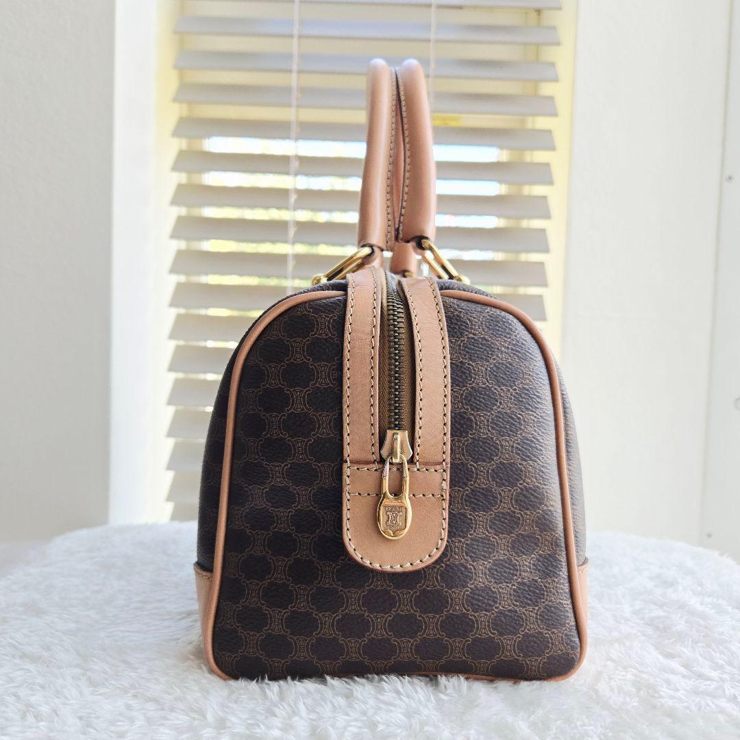 ⭐CELINE⭐ 美品 セリーヌ トリオンフ　ミニボストンバッグ マカダム柄