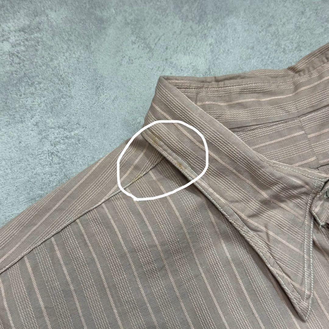 40s 50s vintage ドレスシャツ 古着 希少 DM419