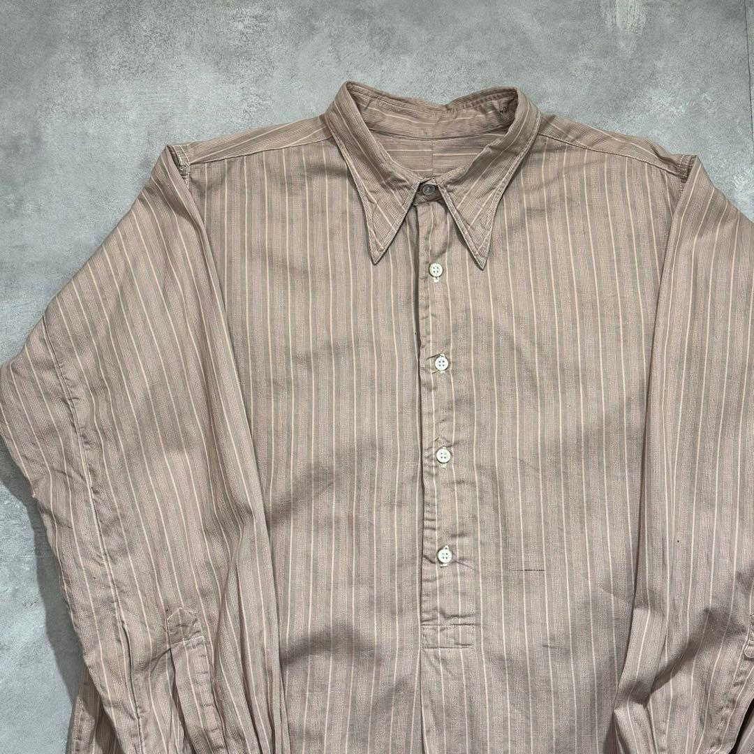 40s 50s vintage ドレスシャツ 古着 希少 DM419