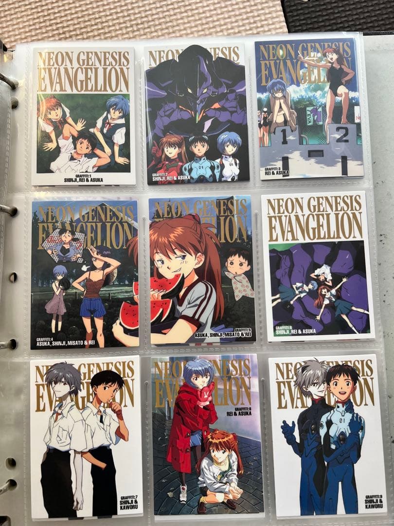 エヴァカードダスマスターズ&天田印刷トレカバインダー付セット