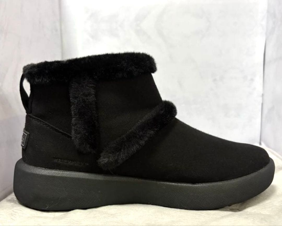 新品コロンビア24防水保温防滑ショートスノーブーツファーオムニヒート黒