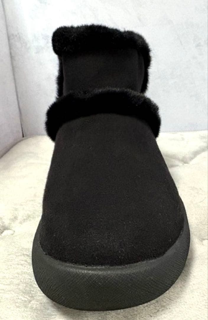 新品コロンビア24防水保温防滑ショートスノーブーツファーオムニヒート黒