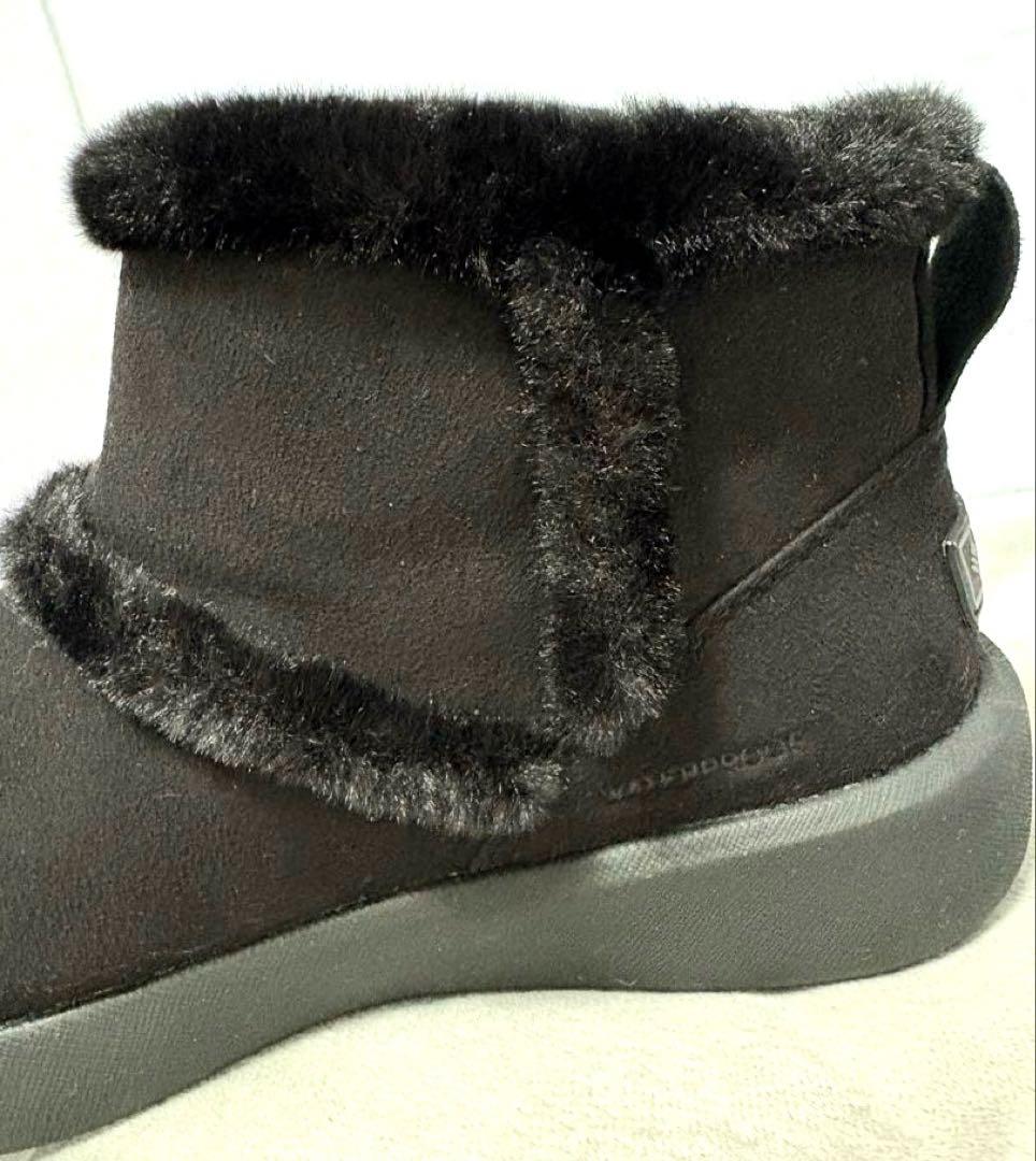 新品コロンビア24防水保温防滑ショートスノーブーツファーオムニヒート黒