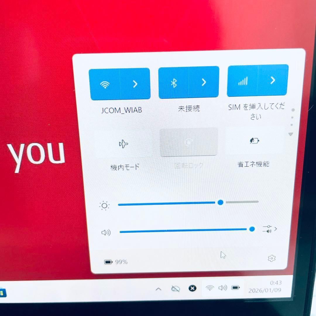 富士通 LIFEBOOK U9310X/D　2in1　10世代i5 オフィス