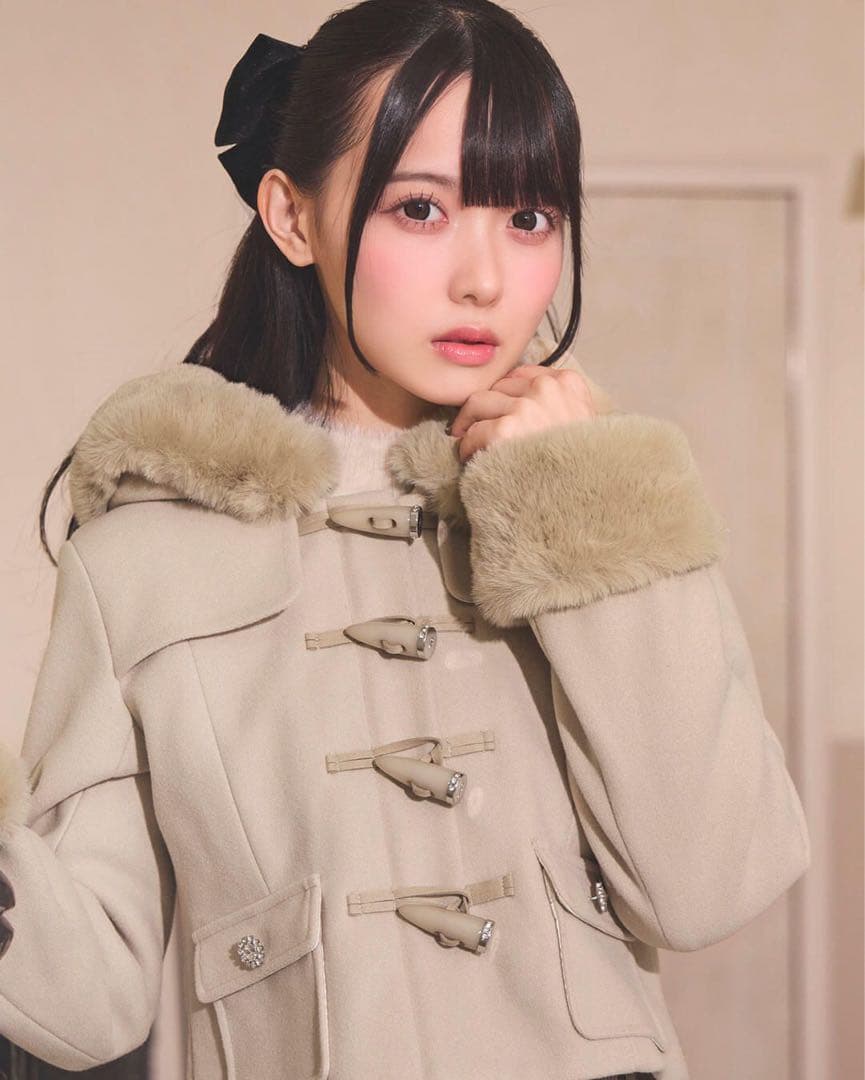 新品未使用　ミシェルマカロン　ショートダッフル　XS