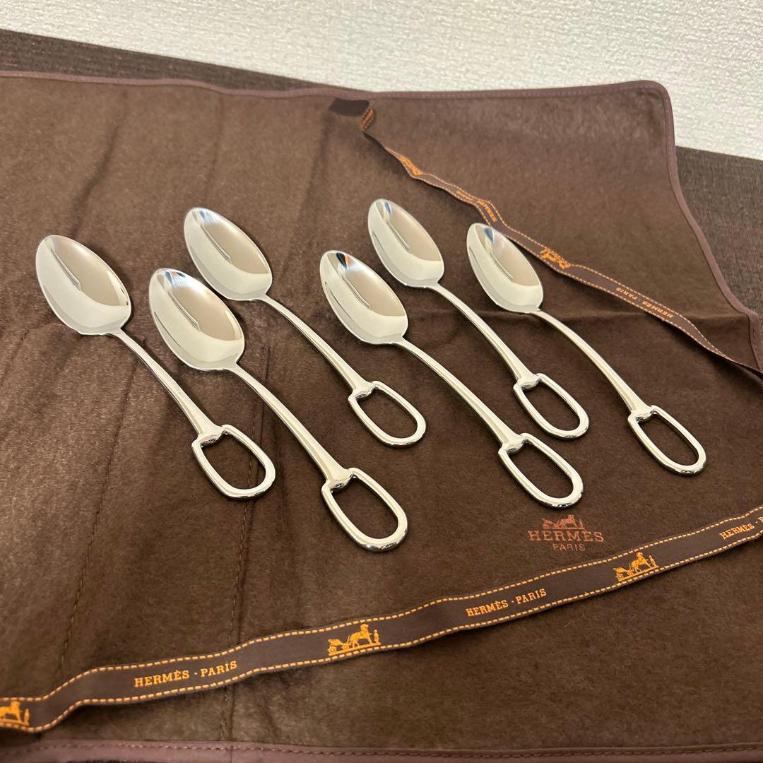 エルメス　アトラージュ　カトラリー　デザートスプーン
