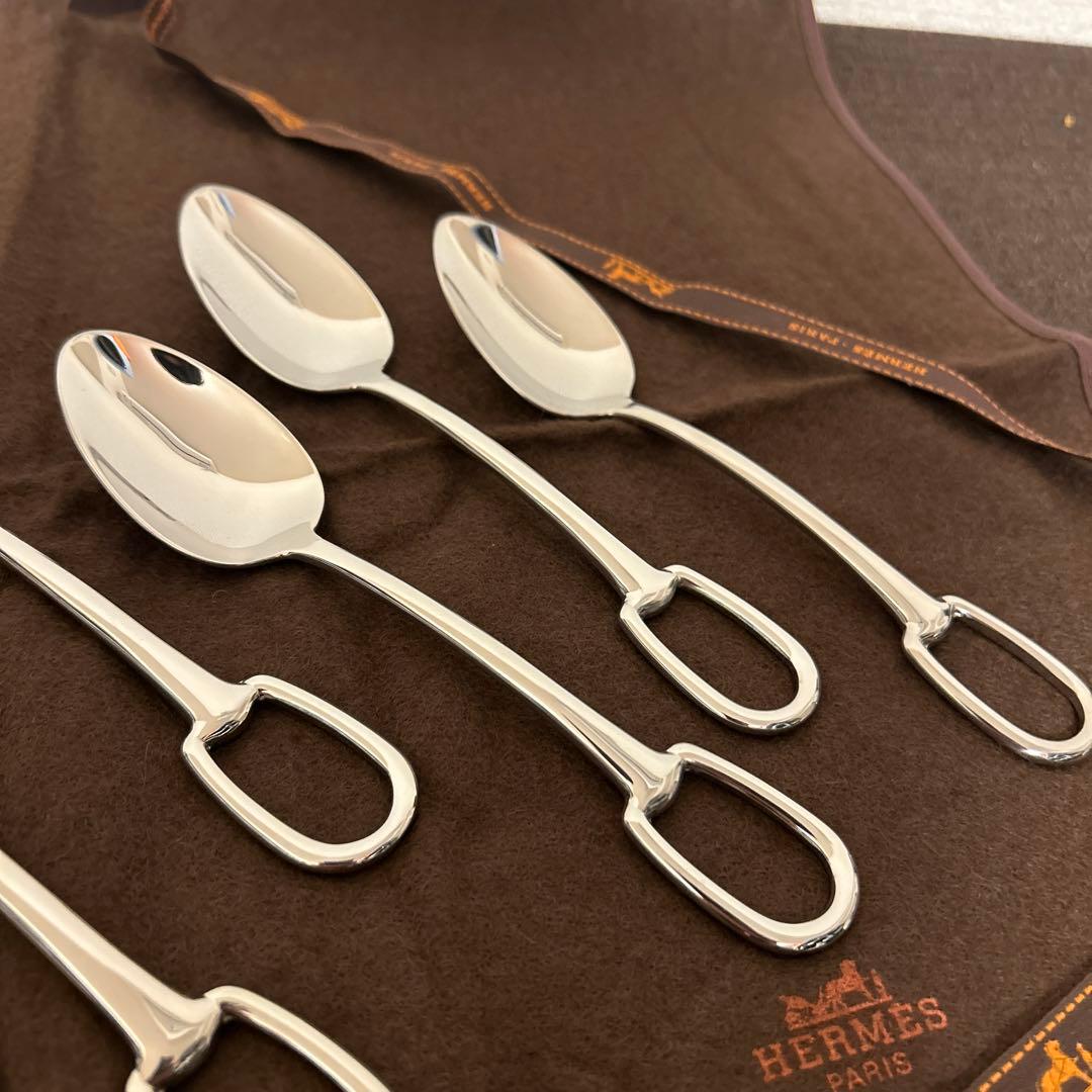 エルメス　アトラージュ　カトラリー　デザートスプーン