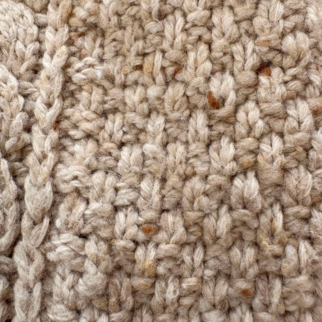 【カシミヤ混】ポロラルフローレン　ケーブルニットカーディガン　QR 定価7万