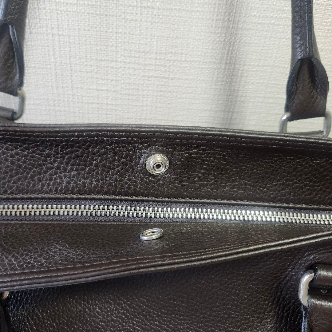 未使用✨ダニエル&ボブ トートバッグ オールレザー ダークブラウン☆大容量