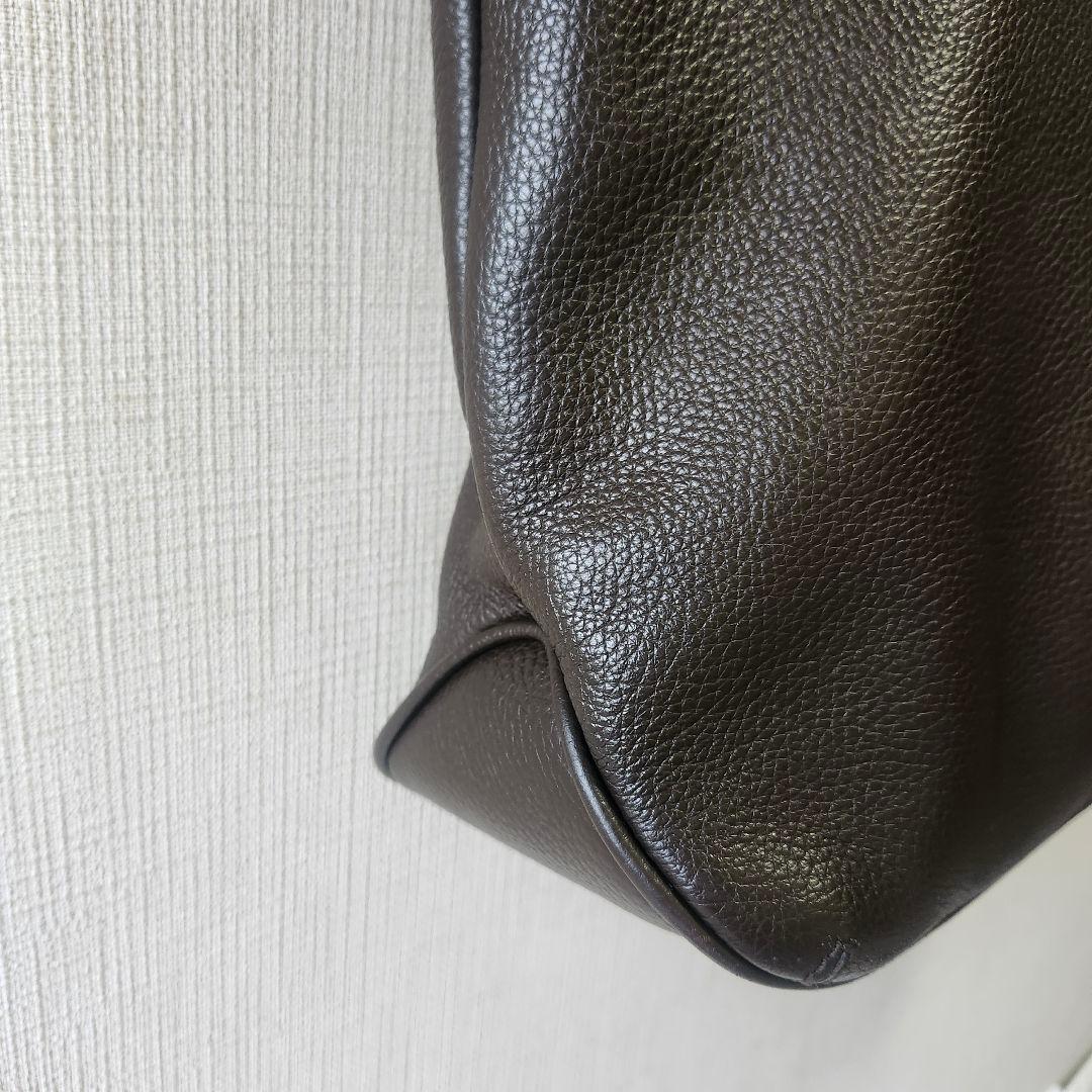 未使用✨ダニエル&ボブ トートバッグ オールレザー ダークブラウン☆大容量