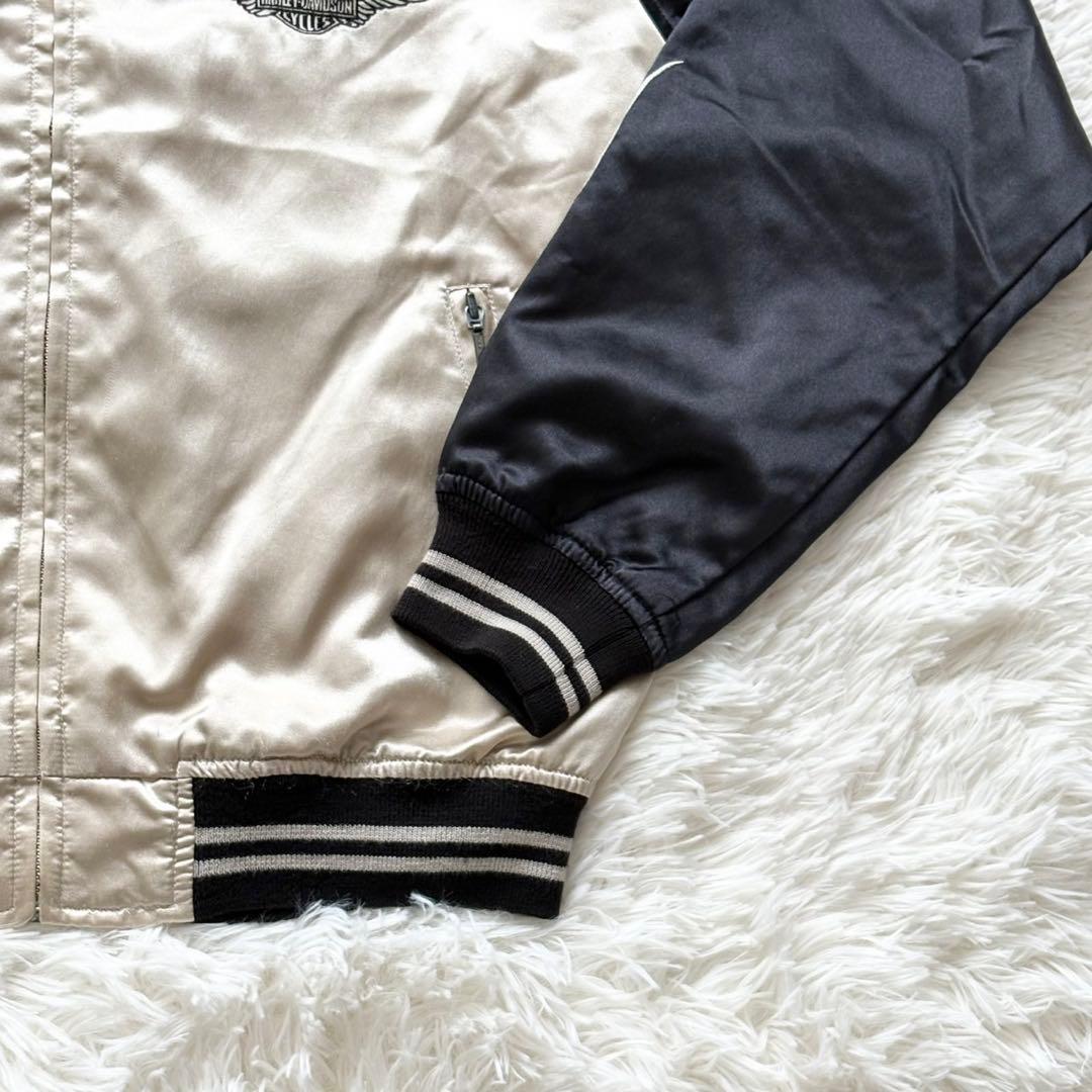 ハーレーダビッドソン ファイヤー ファイアーパターン スカジャン