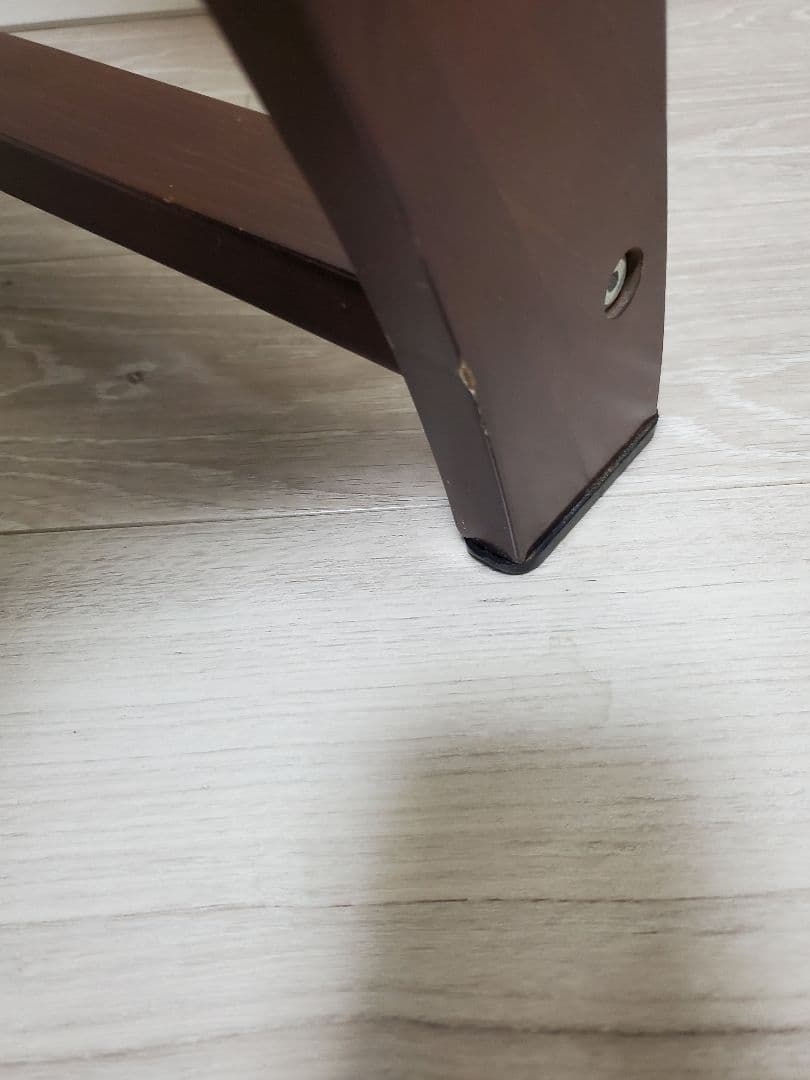 ビヨンドジュニアハイチェア マホガニー/クリームホワイト