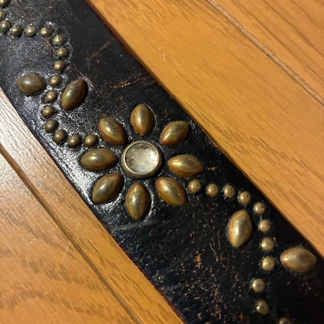 フラワースタッズ ベルト HTC風 テンダーロイン オールドスタッズ USA製