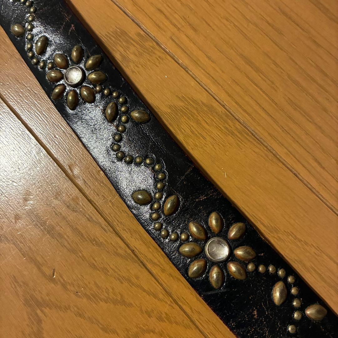 フラワースタッズ ベルト HTC風 テンダーロイン オールドスタッズ USA製