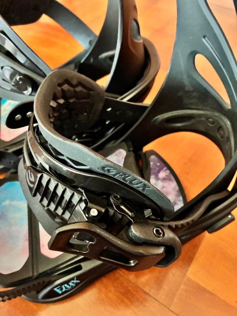 【美品】FLUX GS スノーボード ビンディング 国内正規品　ブラック　XS