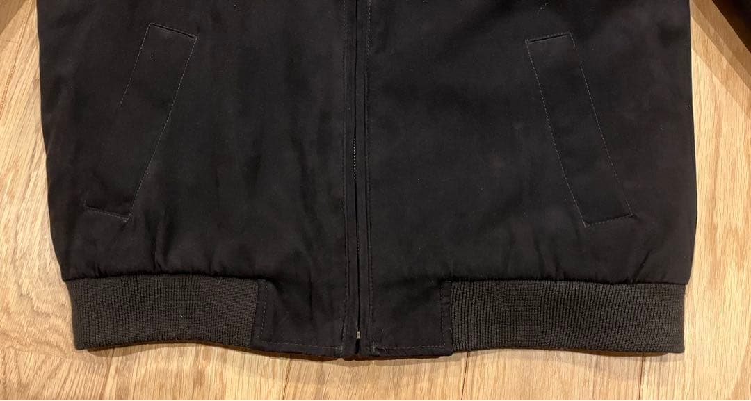 L.L.Beanフェイクスエード ジップアップ ブルゾン スイングトップ 焦茶