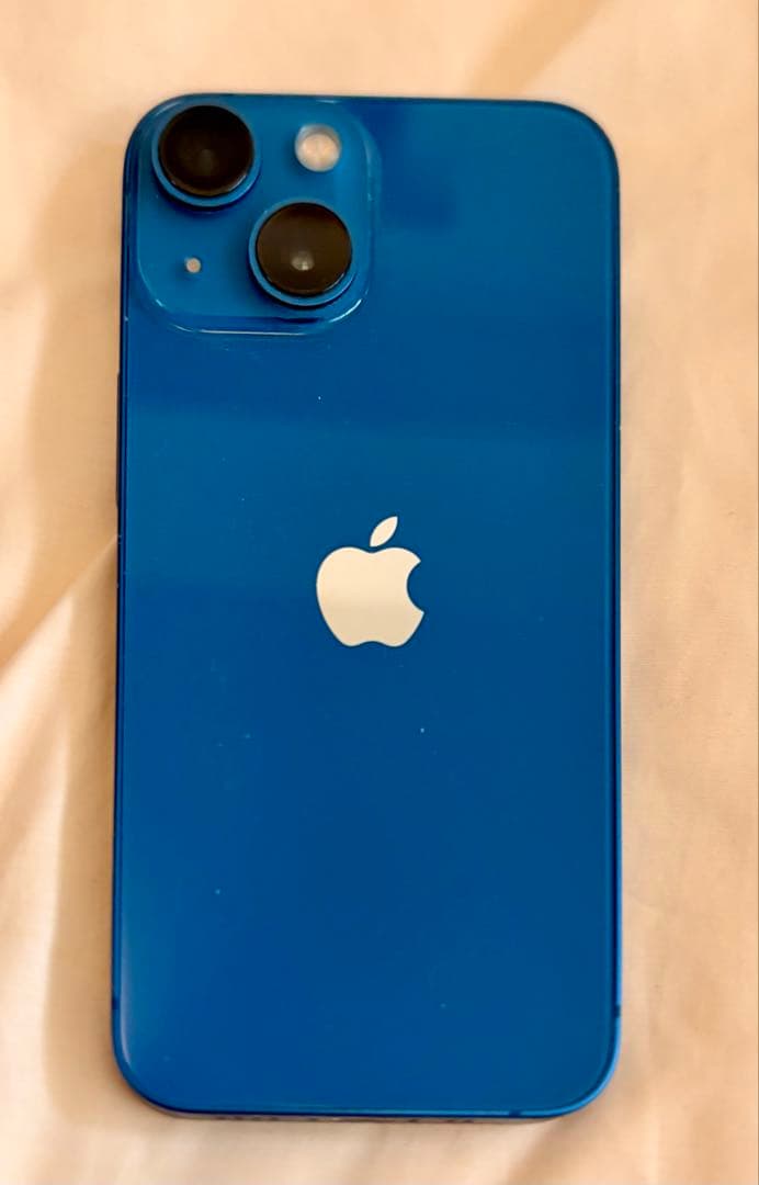 Apple iPhone 13 mini 青　ケース付