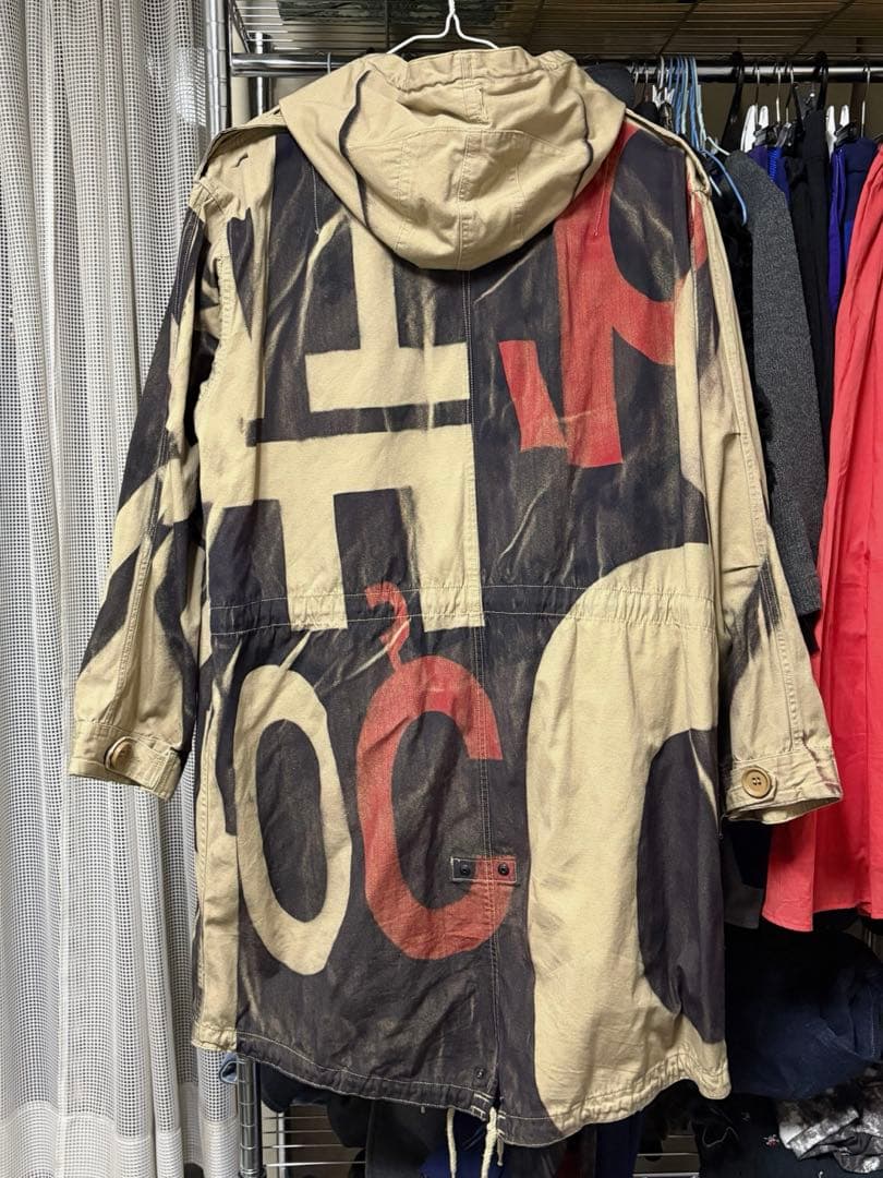 NOZOMIISHIGURO ノゾミイシグロ　総柄モッズコート