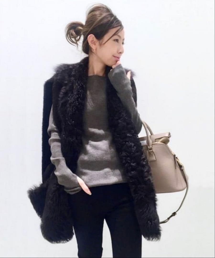 ★極美★ 大人気アパルトモンドゥーズィエムクラス RibKnitブラウン指抜き✳️