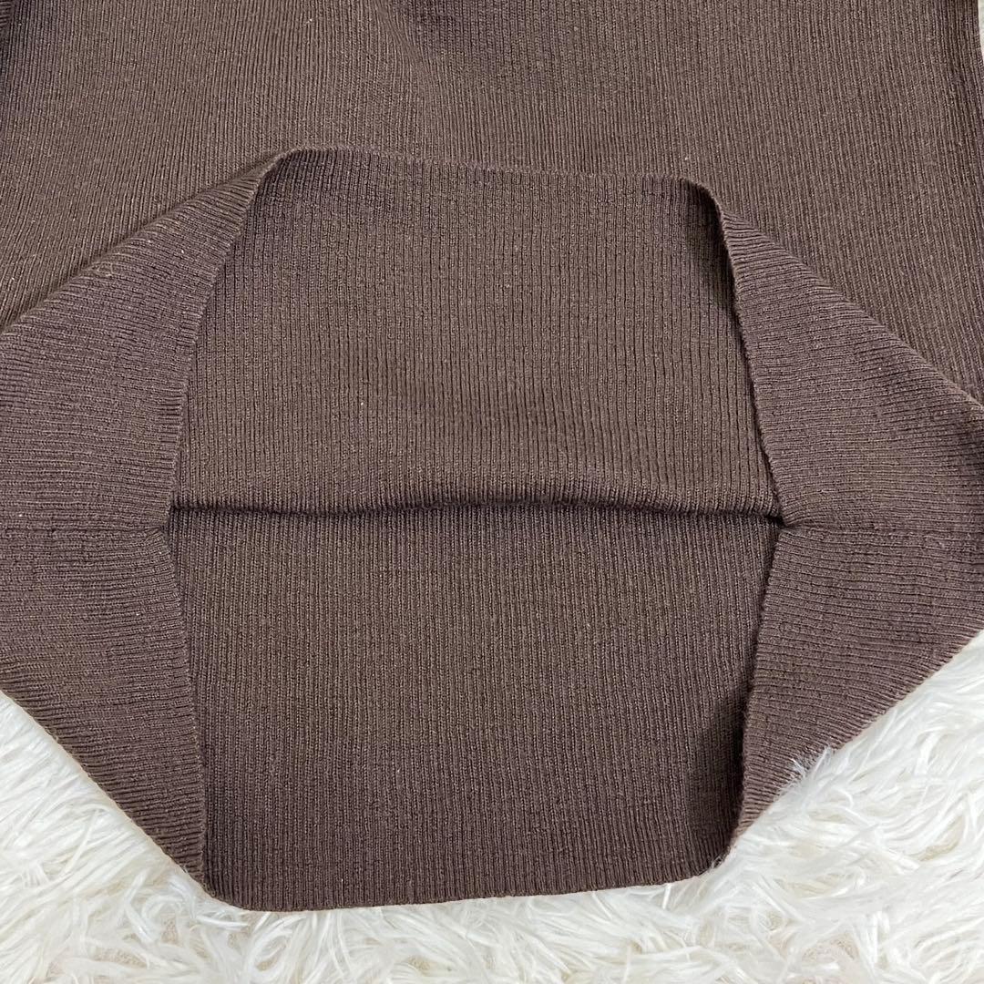 ★極美★ 大人気アパルトモンドゥーズィエムクラス RibKnitブラウン指抜き✳️