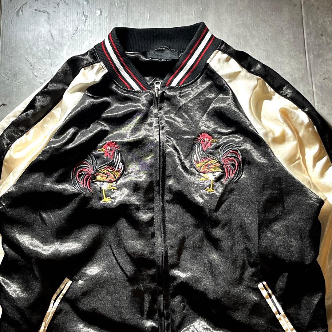 受注限定モデル　希少Lサイズ　浦和レッズ　刺繍　鳥　スカジャン　阿部勇樹　サテン