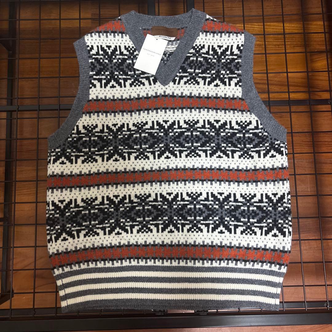 TOMORROWLAND ウール フェアアイル ニットベスト