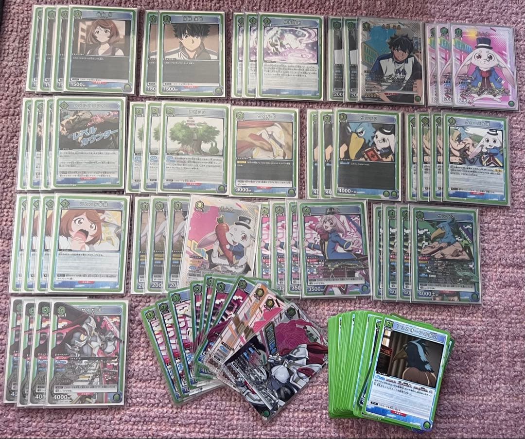 緑シャンフロ サンラク エムル ユニオンアリーナ 構築済み デッキ　パラレル