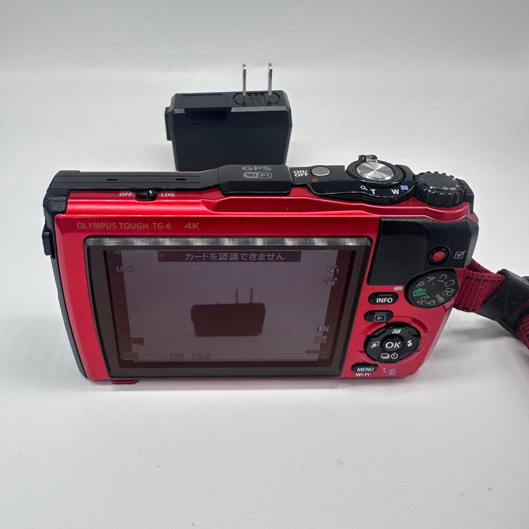 OLYMPUS　オリンパス　TOUGH　TG-6　コンパクトデジタルカメラ　赤