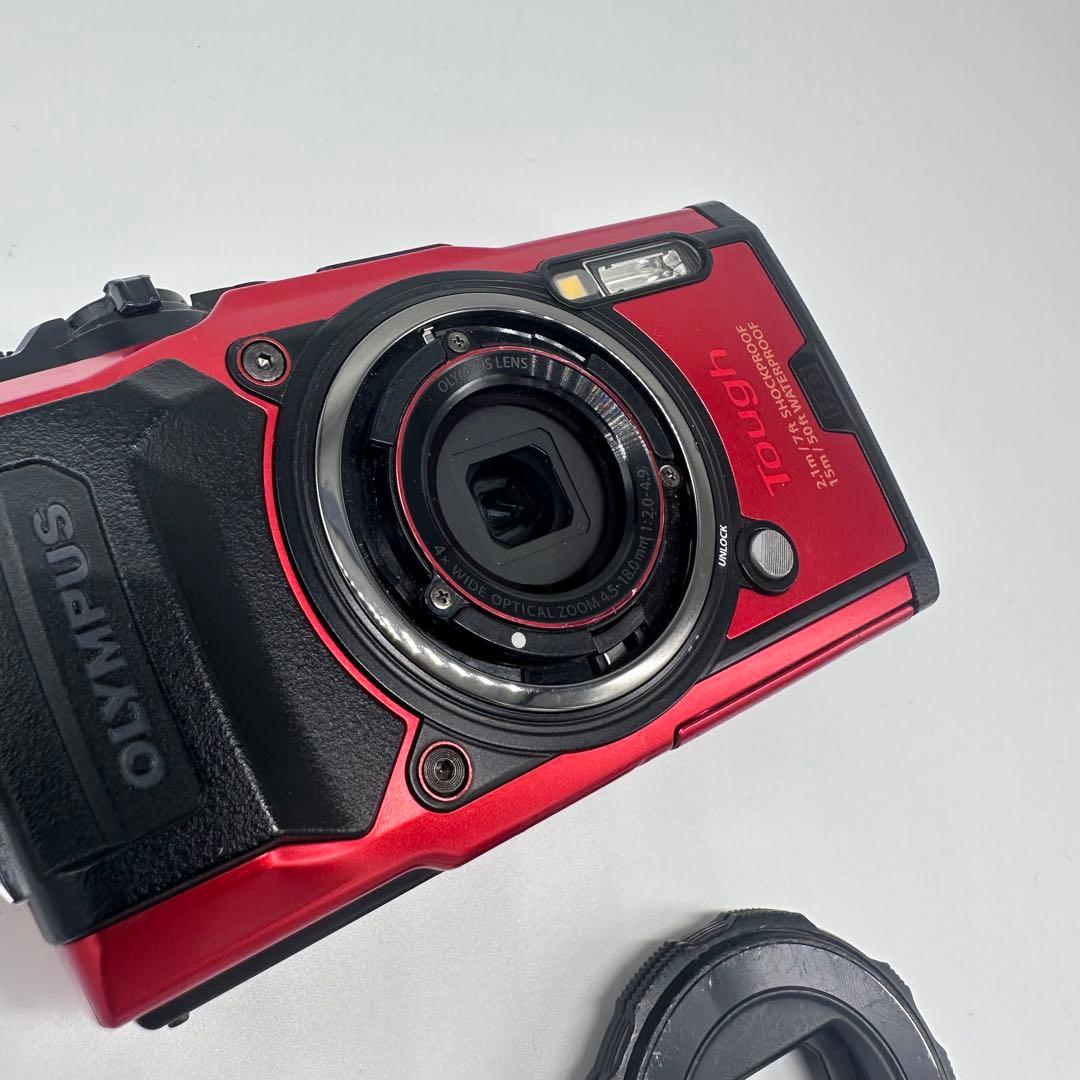 OLYMPUS　オリンパス　TOUGH　TG-6　コンパクトデジタルカメラ　赤