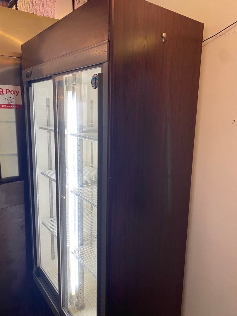 ホシザキ RSC-90DT-B　 冷蔵ショーケース　スライド扉タイプ