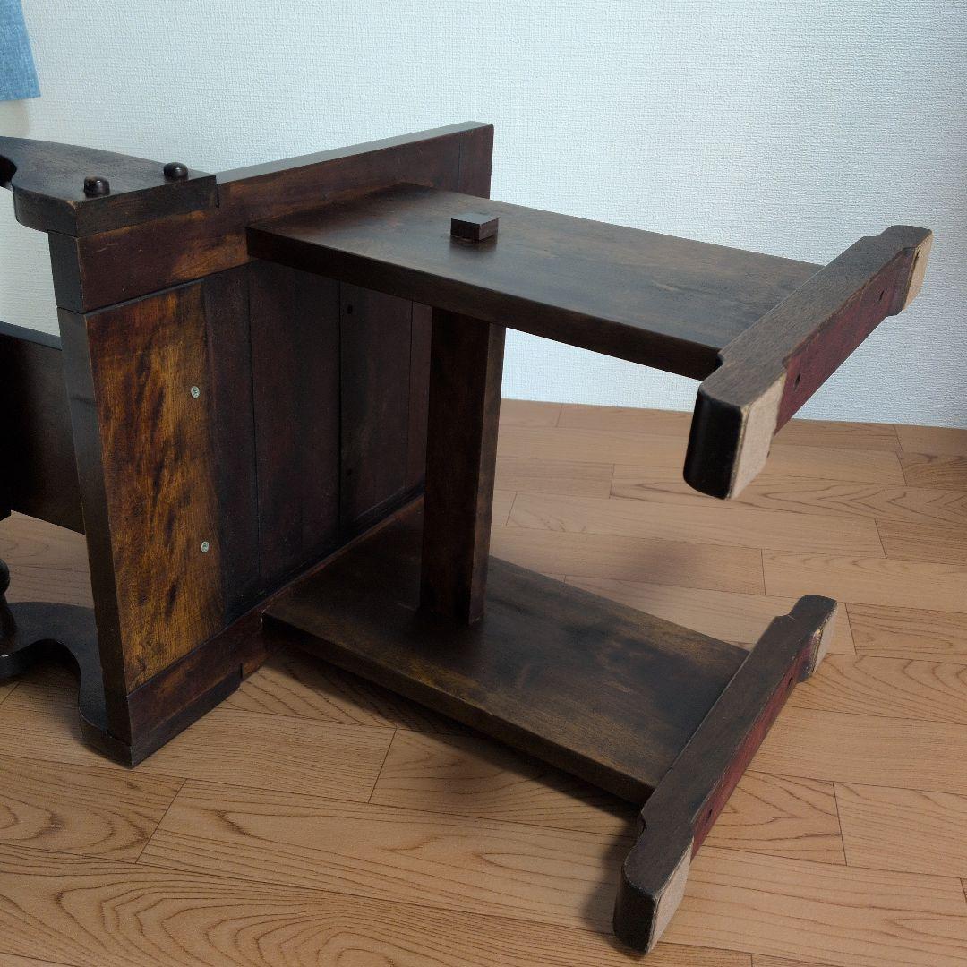 民芸家具木製椅子 背もたれ付き