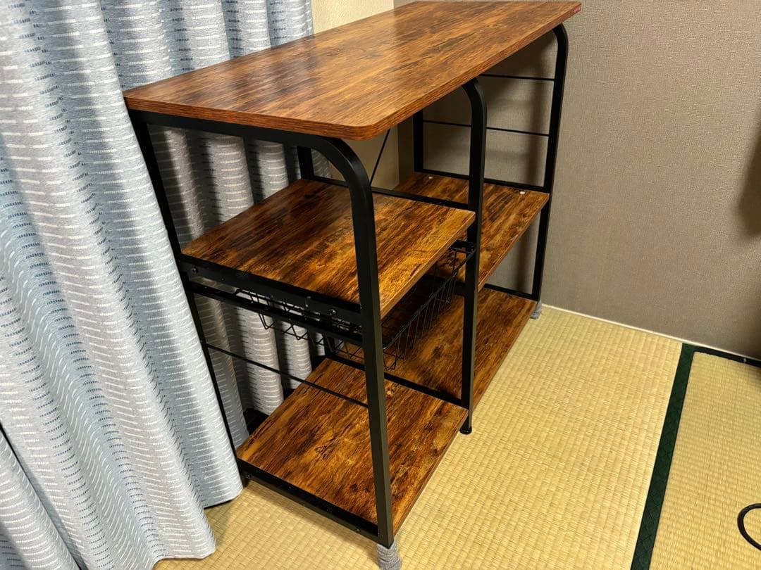 キッチンラック 木製・金属製 中型